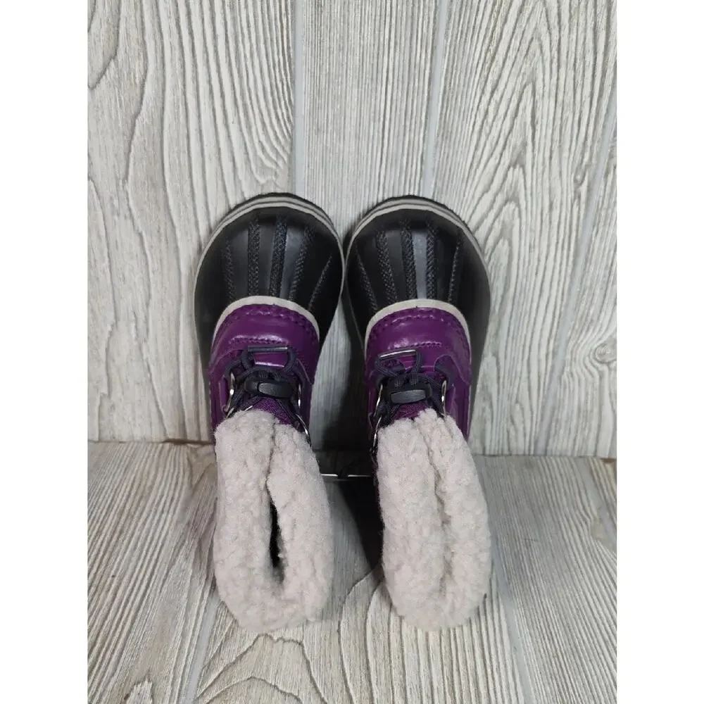 Sorel Yoot Pac Nylon Waterproof Winter Boots Toddler Kids Size 9 NEW